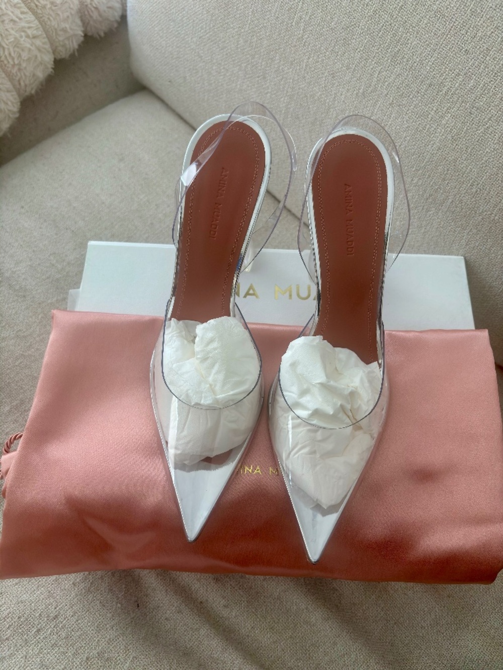 AMINA MUADDI slingback pumps-40.5-perfect for summer